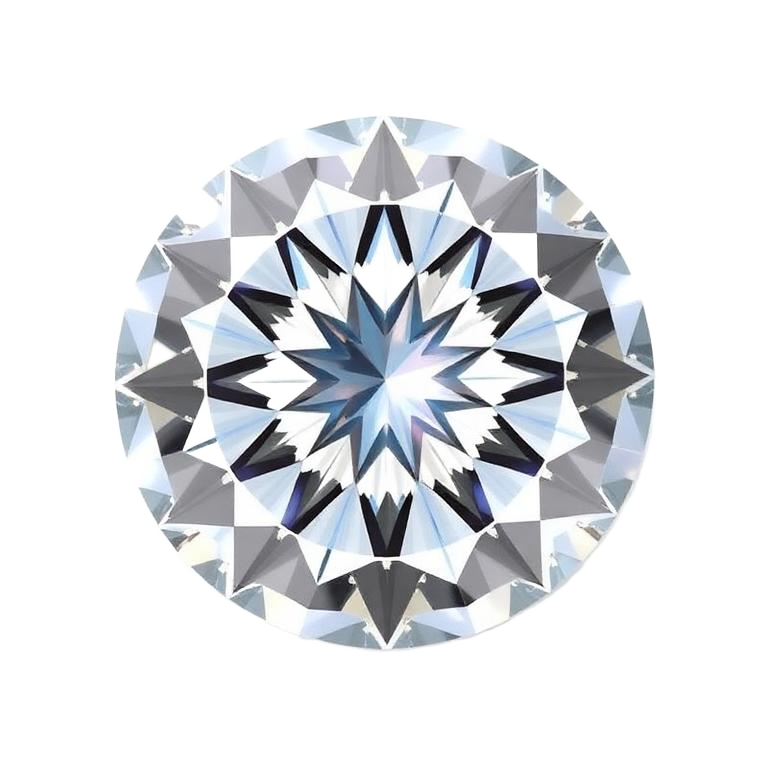 Round cut diamond