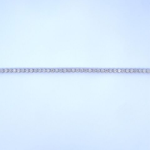 14K WT TENNIS BRACELET ILLUSION SETTING 1.50 CTTW